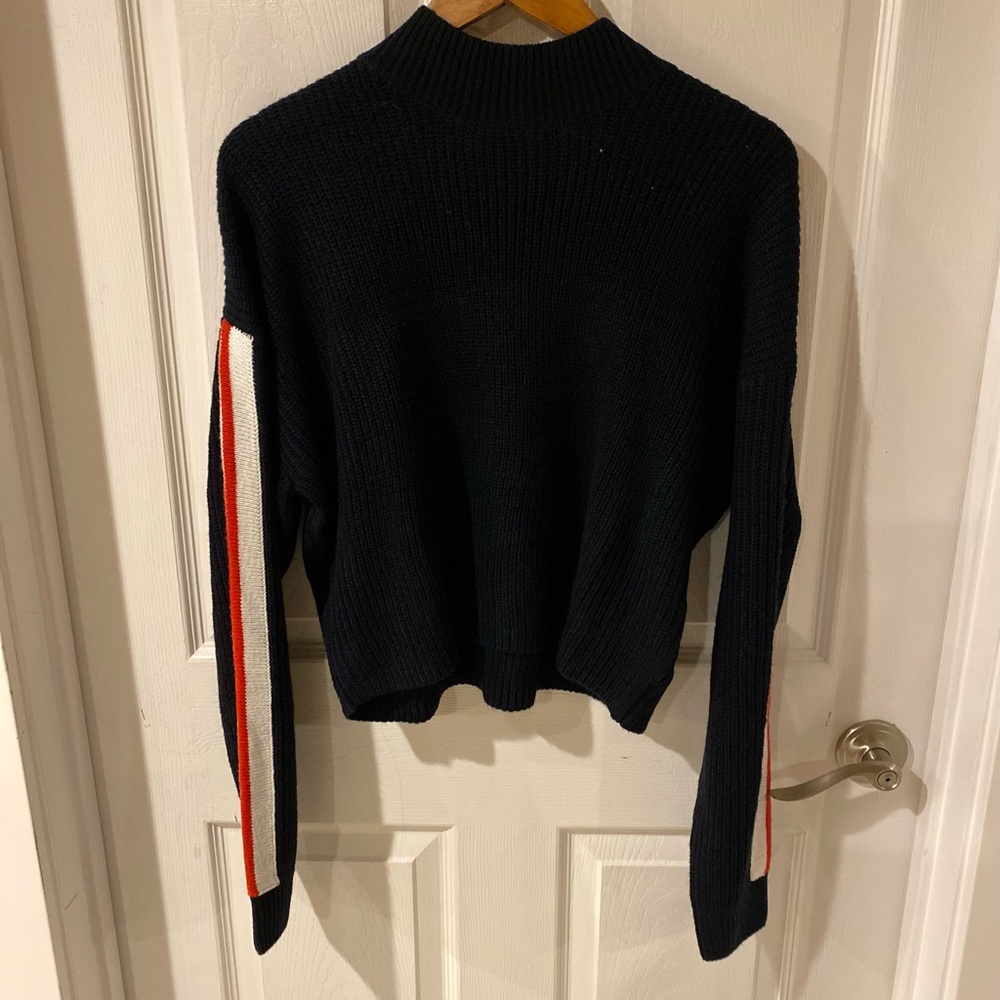 COPY - Navy striped sweater
